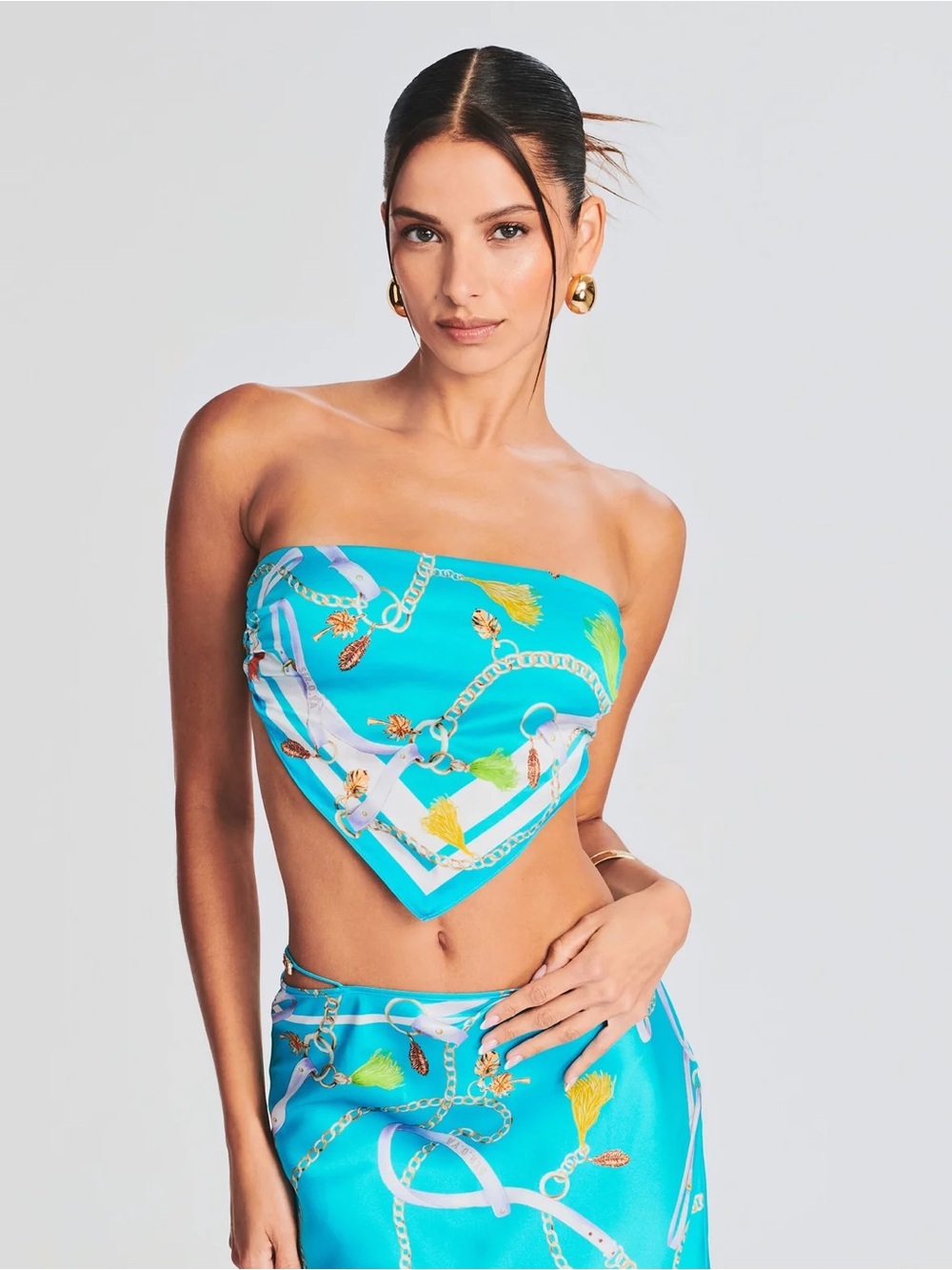SEROYA Natalia Scarf Top